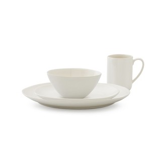 Portmeirion Sophie Conran Arbor 4 Piece Place Setting - Creamy White - 1 of 3
