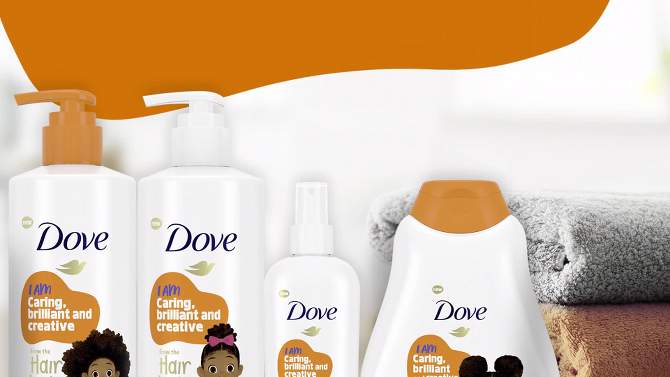 Dove Beauty Kids&#39; 2-in-1 Detangler &#38; Refresher Spray for Coils, Curls &#38; Waves - 8 fl oz, 2 of 10, play video