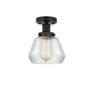 Fulton - 1 Light Semi-Flush Mount In Industrial Style-8.25 Inches Tall and 6.5 Inches Wide - 1 of 1
