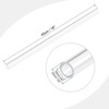 Unique Bargains Lamp Lantern Water Cooling System Acrylic Round Pipe Clear 18" - 2 of 4