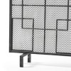 NicBex Classic Wrought Iron Fireplace Screen with Arched Top and Scrollwork Freestanding Fire Guard Safety Gate for Living Room - 4 of 4