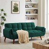 KTMBDW 75.4" Loveseat Sofa, Mid Century Modern Decor Love Seat Couches for Living Room, Bedroom, Solid and Easy to Install Love Seats Furniture - 2 of 4