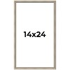 PosterPalooza | Classic Modern Silver Picture Frame - UV Acrylic, Foam Board Backing, Hanging Hardware - 2 of 4