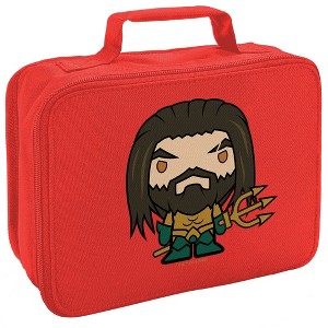 Aquaman Movie Cute Chibi Character Insulated Soft Sided Lunch Box - 1 of 4