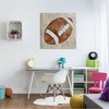 Stupell Industries Rustic Sports Football, 30" x 30" - 2 of 4