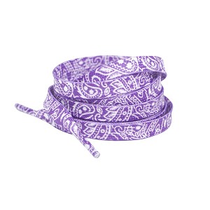 INSPIRE CHIC Paisley Flat Shoe Laces for Sneakers 1 Pair - 1 of 4