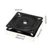 Unique Bargains 360 Degree Rotation Bar Stool Seat Replacement Swivel Plate - 2 of 3