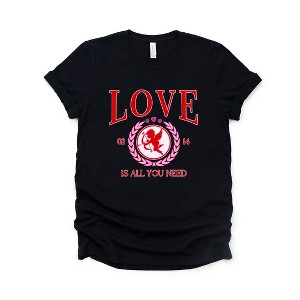 Simply Sage Market Women's Love Is All You Need Cupid Short Sleeve Graphic Tee - 1 of 4