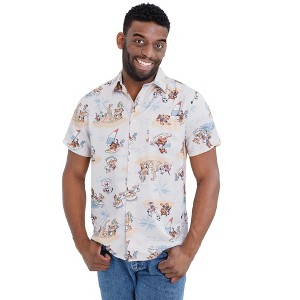 Paw Patrol Matching Family Hawaiian Button Down Dress Shirt Sizes (2T - 2XL) - 1 of 4