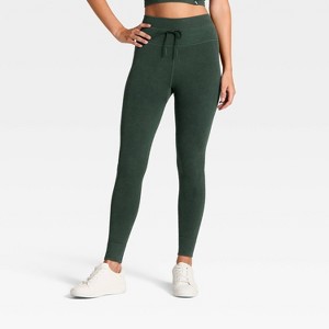 Women's High-Rise Tie Seamless Leggings - JoyLab™ - 1 of 3