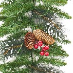 pine needle mixed christmas flower vine