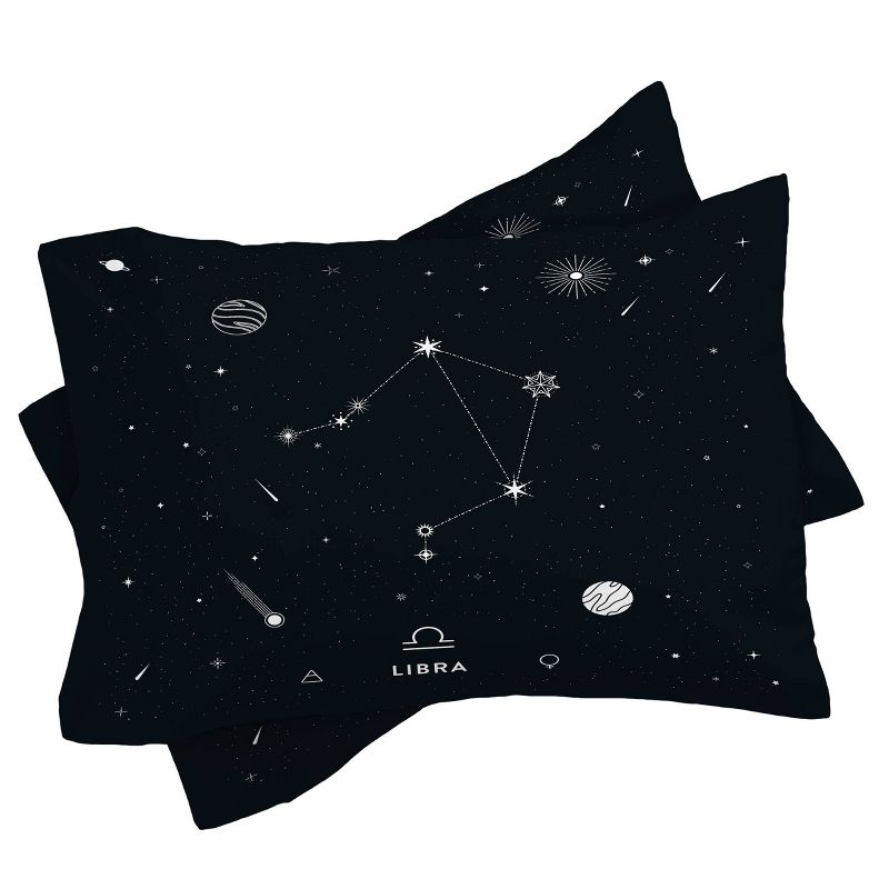 Cuss Yeah Designs Libra Star Constellation Comforter Set - Deny Designs, 4 of 9