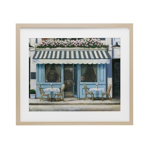 Stupell Industries Scenic Restaurant and Bistro Framed Print Under Glass Art - 1 of 4