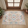 MontVoo Vintage Floral Soft Washable Rug - 3 of 4