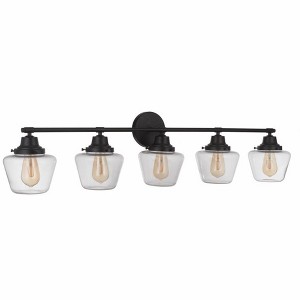 Craftmade Lighting Essex 5 - Light Vanity in  Flat Black - 1 of 1