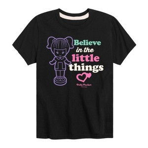 Boys' - Polly Pocket - Believe In The Little Things Short Sleeve Graphic T-Shirt - 1 of 4
