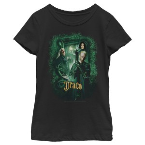 Girl's Harry Potter Chamber Of Secrets Draco Portrait T-Shirt - 1 of 3