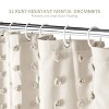 LunaLulinlk Beige Farmhouse Shower Curtains - 4 of 4