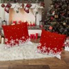 Christmas Decorations Throw Pillow Covers 18x18 Inch Set of 2, Red Xmas - 2 of 4