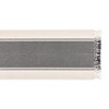 Design Imports  Ribbed Dobby Stripe Table Runner, Mineral Gray, 13X72" - 4 of 4