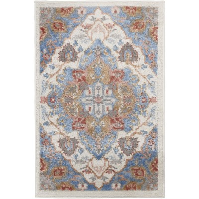Nourison Elation Floral Medallion Indoor Rug