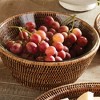 Plum & Post Burma Rattan Serving Bowl 10.75" Brown - 2 of 2