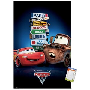 Trends International Disney Pixar Cars 2 - One Sheet Unframed Wall Poster Prints - 1 of 4
