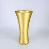 Slickblue Wide Flared Glass Vase, Hand Gilded Curved Design, Handmade Centerpiece for Home Décor, Color & Size Options - 3 of 4