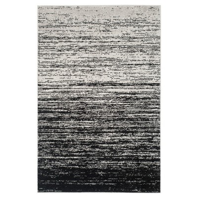 Norris Area Rug - Silver/Black (5'1"x7'6") - Safavieh