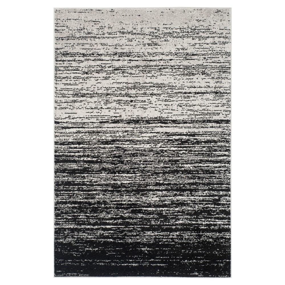 Norris Area Rug - Silver/Black (5'1inx7'6in) - Safavieh