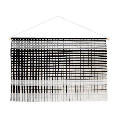 Alisa Galitsyna Hand Drawn Grid Fiber Wall Art - Society6
