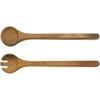Zassenhaus Acacia Wood 2 Piece Salad Serving Utensil Set, 13.75" x 2.5" - 2 of 2