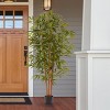 Pure Garden 6FT Artificial Bamboo Tree with Adjustable Leaves and Pot - 4 of 4