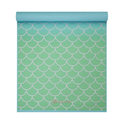 Gaiam Kids' Yoga Mat - Metallic Mermaid (3mm) : Target