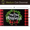 Briarwood Lane Coir Doormat 36x24 Christmas Wreath Medium For Christmas Coir Doormat - 3 of 3
