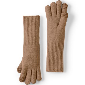 Lands' End Women's CashTouch Knit Gloves - 1 of 2