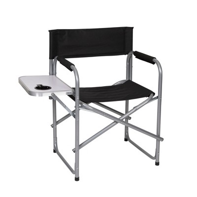 coleman steel deck chair with side table