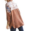 Women's Curvy Aztec Shacket - DAVI & DANI - 3 of 4