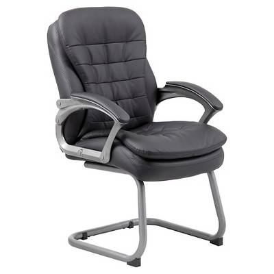 Executive Pillow Top Guest Chair Black - Boss Office Products