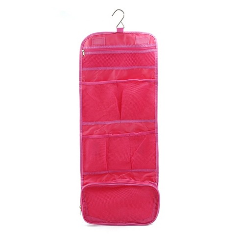 Unique Bargains Hanging Organizer 7 Pockets Cosmetic Wash Case