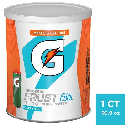 Image of Gatorade Frost Glacier Freeze Sports Drink Mix - 50.9oz Canister