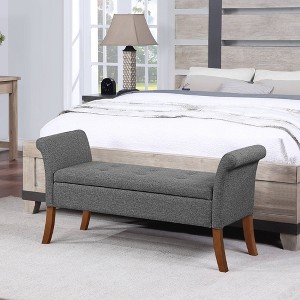 Breighton Home Designs4Comfort Garbo Storage Bench - 1 of 4