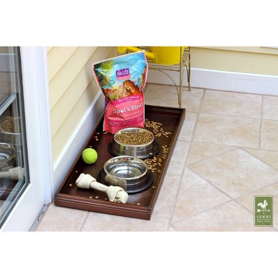 Elegant Copper Finish Pine Cone Design Multi-Purpose Metal Tray