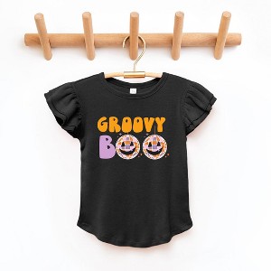 The Juniper Shop Groovy Boo Toddler Flutter Sleeve Tee - 1 of 3