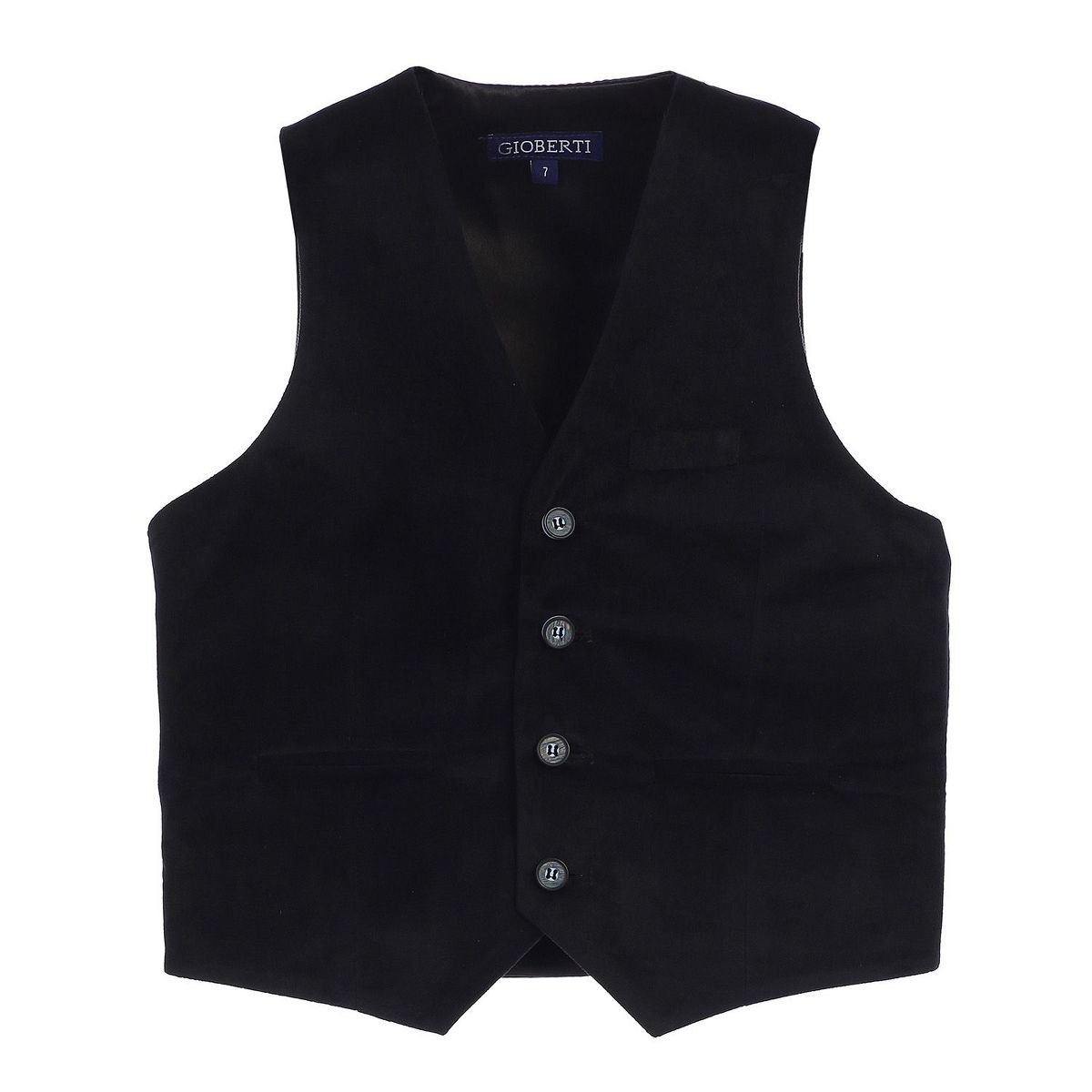 Gioberti Boy's Velvet Formal Suit Vest