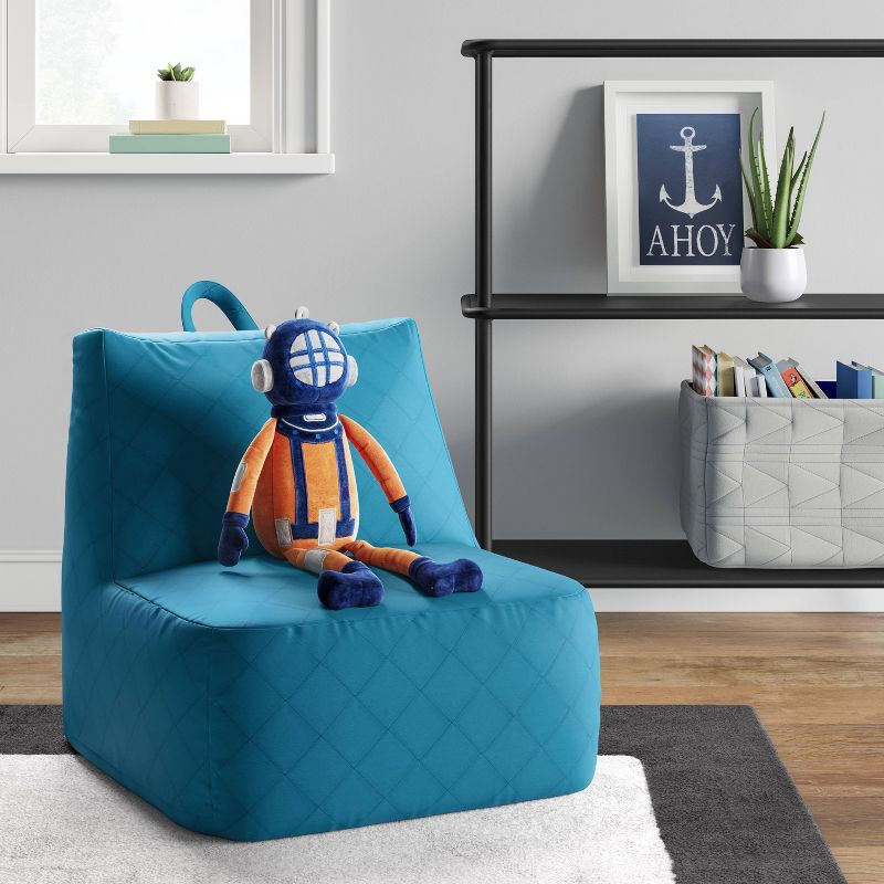 Kids' Lounge Chair Aqua - Pillowfort&#8482;, 2 of 5