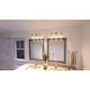Urban Ambiance Luxury Vintage Bath Fixture,  10-7/8"H x 24-1/2"W,  Polished Nickel Finish, UHP2503 - 2 of 4