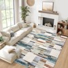Machine Washable Rug Modern Rug Non Slip, Soft Non Shedding Indoor Carpet - 2 of 4