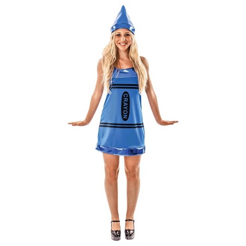 Orion Costumes Blue Crayon Women's Dress Costume - image 1 of 4