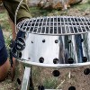 Petromax Replacement Atago Grilling Grate for Outdoor Atago Camp Grill, 13.4 inch diameter Stainless Steel Upper Grate - 4 of 4
